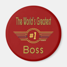 World's Greatest Boss Magnet