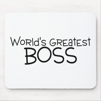 Worlds Greatest Boss Mousepads