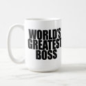 World's Greatest Boss Mug mug