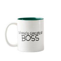 Worlds Greatest Boss Coffee Mugs