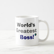 World's Greatest  Boss! Mugs