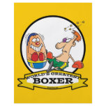 WORLDS GREATEST BOXER MEN CARTOON CUSTOM FLYER