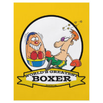 WORLDS GREATEST BOXER MEN CARTOON CUSTOM FLYER