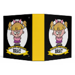 WORLDS GREATEST BRAT CARTOON binders