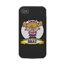 WORLDS GREATEST BRAT CARTOON IPHONE 4 TOUGH COVERS