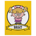 WORLDS GREATEST BRAT CARTOON flyers