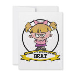 WORLDS GREATEST BRAT CARTOON CUSTOM ANNOUNCEMENT