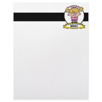 WORLDS GREATEST BRAT CARTOON LETTERHEAD