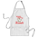 World's Greatest Breasts aprons by WorldsGreatestTees World's Greatest Breasts aprons