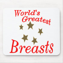 World's Greatest Breasts mousepads