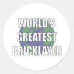 World's Greatest Bricklayer Sticker