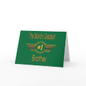 World's Greatest Brother cards by DesignsOutOfMind World's Greatest Brother cards