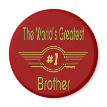 World's Greatest Brother magnets