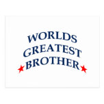 Worlds Greatest Brother Post Card