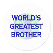 World's Greatest Brother Sticker
