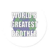World's greatest Brother Stickers
