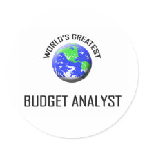 World's Greatest Budget Analyst stickers