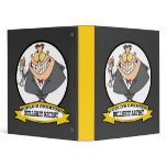 WORLDS GREATEST BULLSHIT ARTIST MEN CARTOON VINYL BINDER
