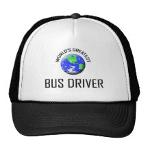 World's Greatest Bus Driver Mesh Hat
