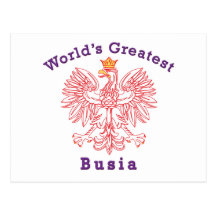World's Greatest Busia Eagle Postcard