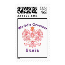 World's Greatest Busia Eagle Stamp