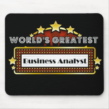 World's Greatest Business Analyst Mousepad