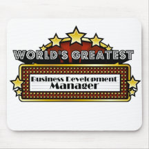 World's Greatest Business Development Manager Mousepad