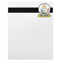 WORLDS GREATEST BUTCHER MEN CARTOON CUSTOMIZED LETTERHEAD