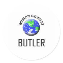 World's Greatest Butler stickers by jobshirt World's Greatest Butler stickers