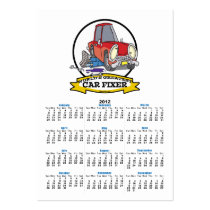 WORLDS GREATEST CAR FIXER CARTOON BUSINESS CARD TEMPLATES