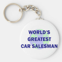 World's Greatest Car Salesman Keychains