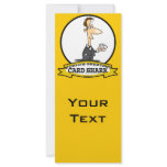 WORLDS GREATEST CARD SHARK MEN CARTOON CUSTOM RACK CARDS