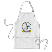 WORLDS GREATEST CARPENTER II MEN CARTOON APRONS