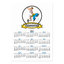 WORLDS GREATEST CARPENTER II MEN CARTOON BUSINESS CARD