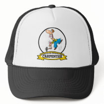 WORLDS GREATEST CARPENTER II MEN CARTOON MESH HAT