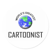World's Greatest Cartoonist stickers