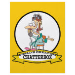 WORLDS GREATEST CHATTERBOX WOMEN CARTOON flyers