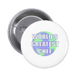 World's Greatest Chef Pinback Buttons