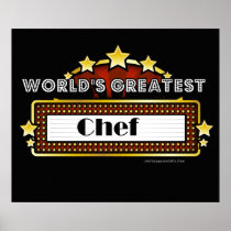 World's Greatest Chef Posters
