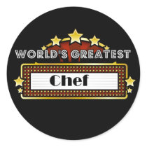 World's Greatest Chef stickers by greatestjobsgifts World's Greatest Chef stickers