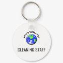 World's Greatest Cleaning Staff keychains by jobshirt World's Greatest Cleaning Staff keychains