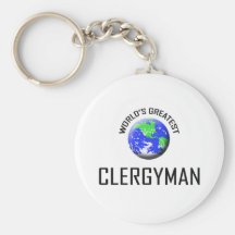 World's Greatest Clergyman Key Chain