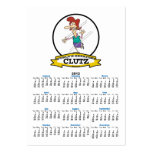 WORLDS GREATEST CLUTZ WOMEN CARTOON BUSINESS CARD TEMPLATES