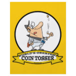 WORLDS GREATEST COIN TOSSER CARTOON PERSONALIZED FLYER