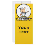 WORLDS GREATEST COIN TOSSER CARTOON CUSTOMIZED RACK CARD