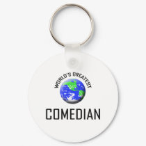 World's Greatest Comedian keychains