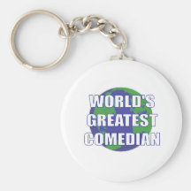 World's Greatest Comedian Keychain