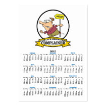 WORLDS GREATEST COMPLAINER MEN CARTOON BUSINESS CARD