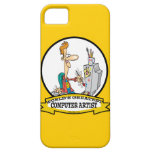 WORLDS GREATEST COMPUTER ARTIST MEN CARTOON iPhone 5 COVER