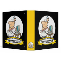 WORLDS GREATEST COMPUTER DOCTOR MEN CARTOON BINDER